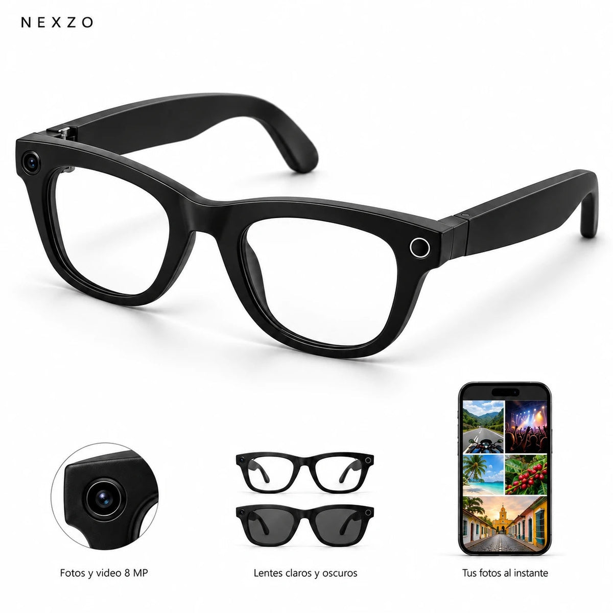 Gafas Inteligentes Wayfarer IA