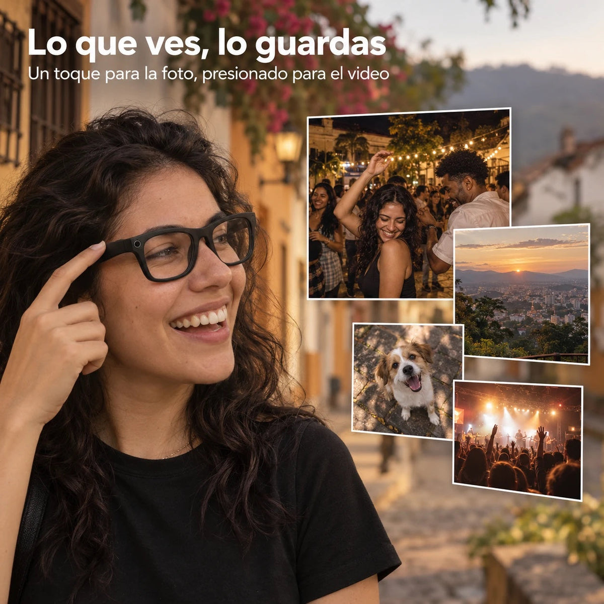 Lo que ves, lo guardas: un toque para la foto, presionado para el video
